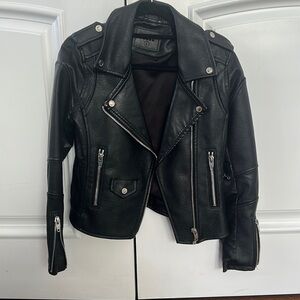 Leather moto Jacket
